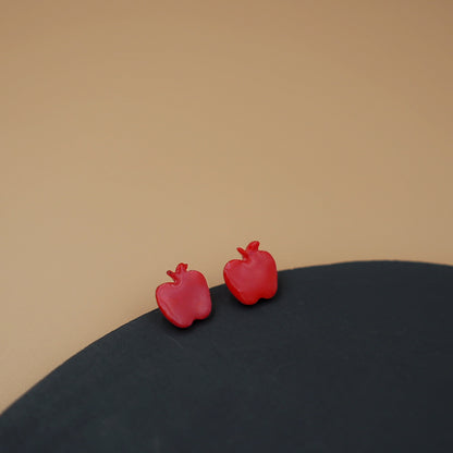 Aretes Manzana Roja