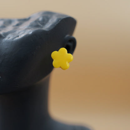 Aretes Flor Amarilla