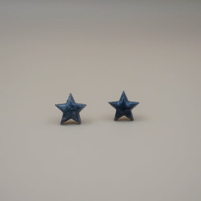 Aretes Estrellas Gris