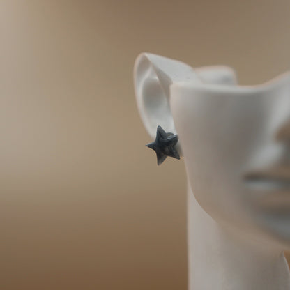 Aretes Estrellas Gris