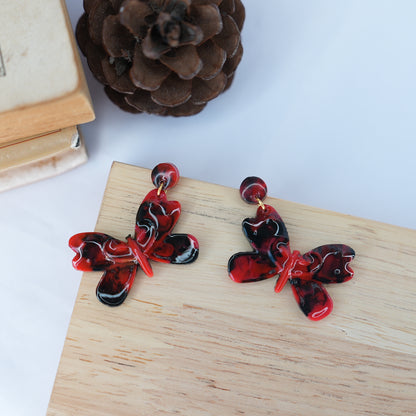 Earrings Leaf base Circular