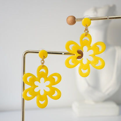 Maxi Aretes Flor de Cerezo