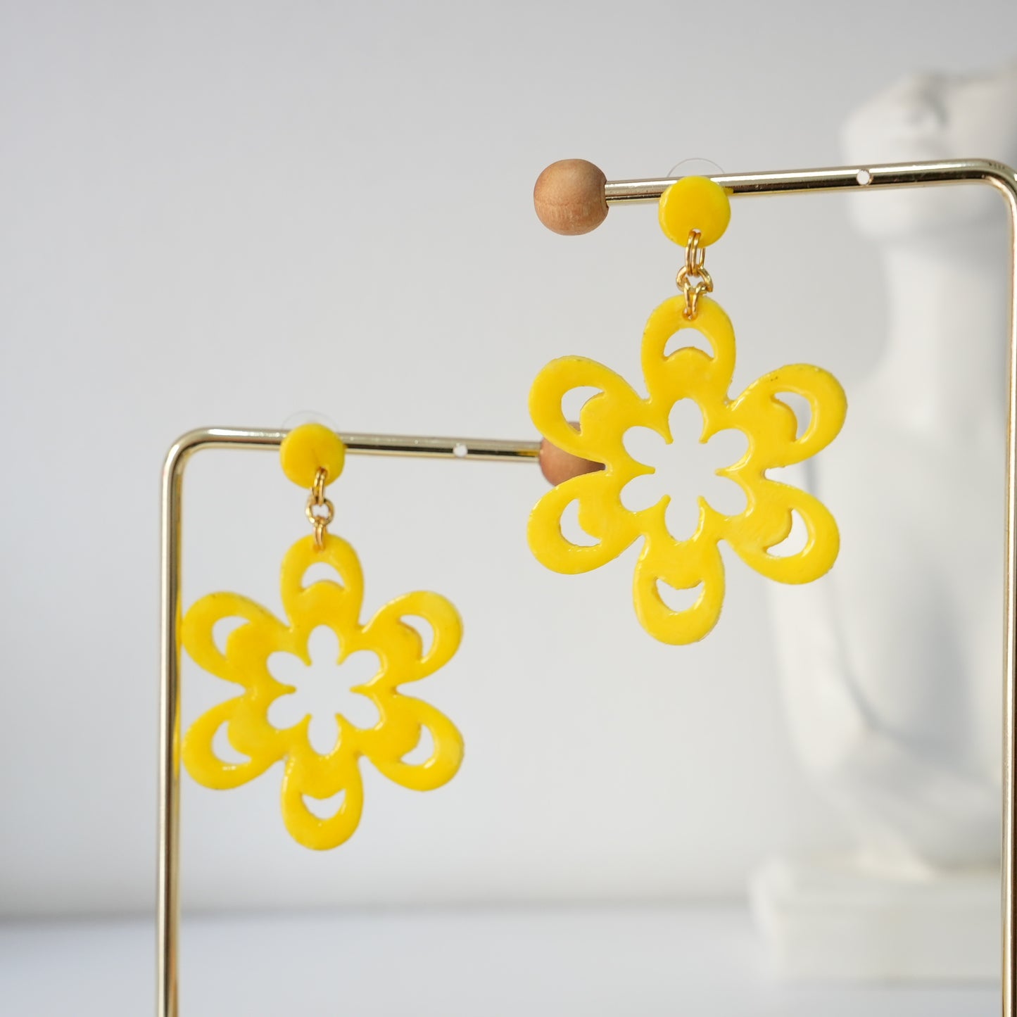 Maxi Aretes Flor de Cerezo