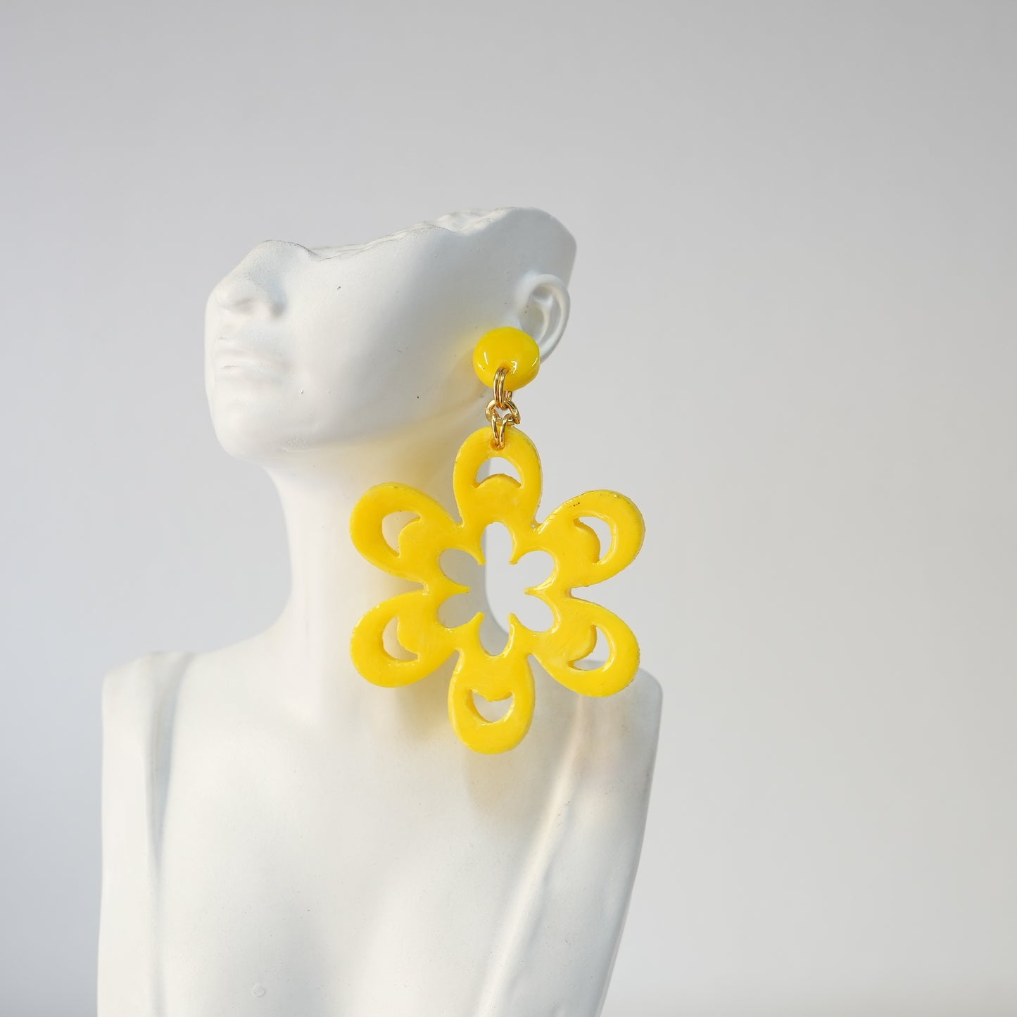 Maxi Aretes Flor de Cerezo