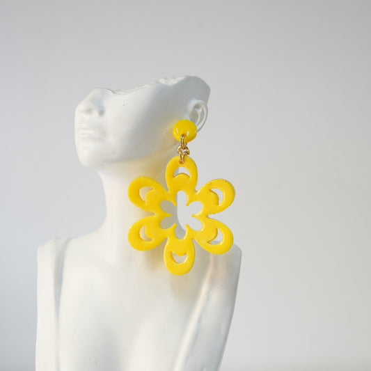 Maxi Aretes Flor de Cerezo