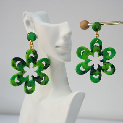 Maxi Aretes Flor de Cerezo