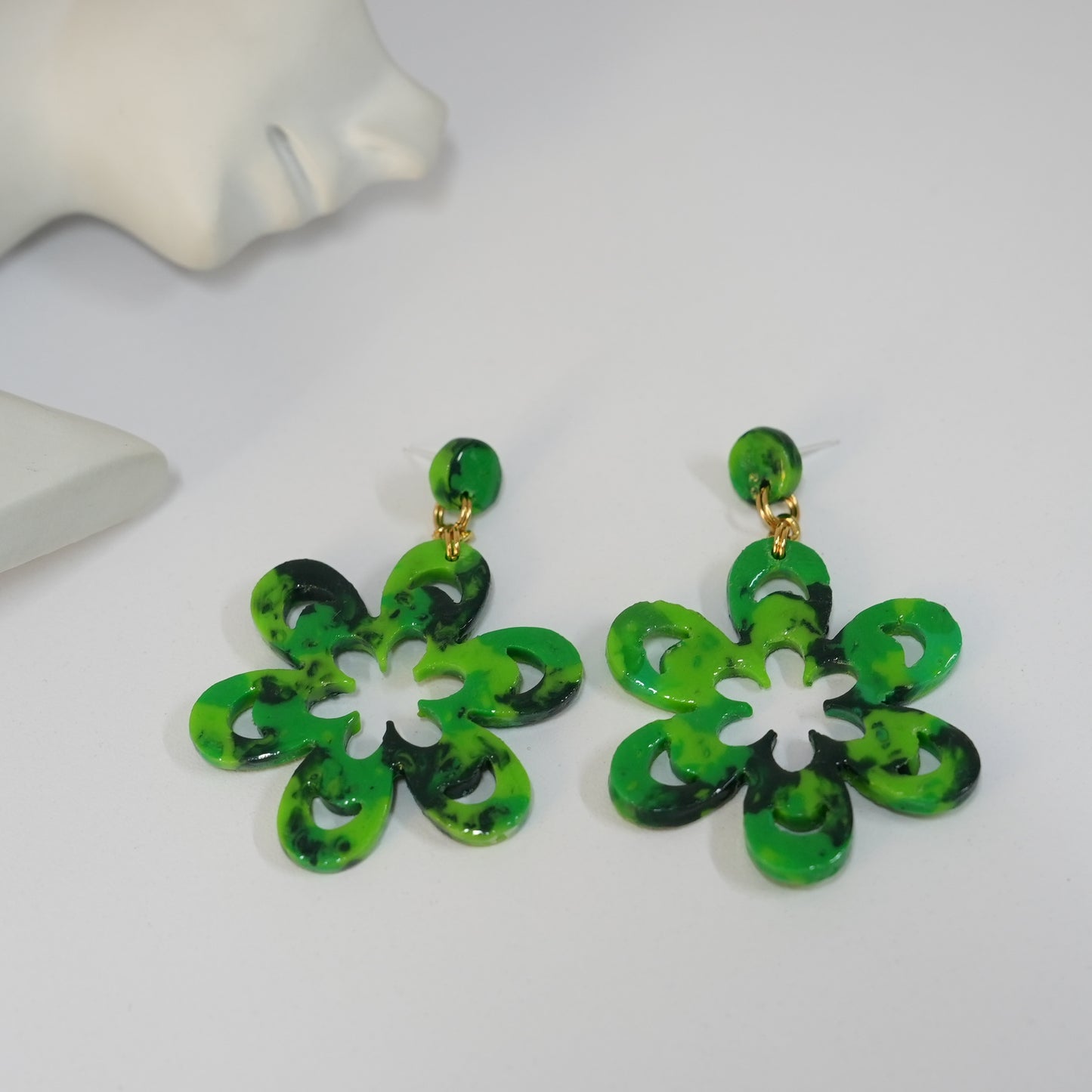 Maxi Aretes Flor de Cerezo