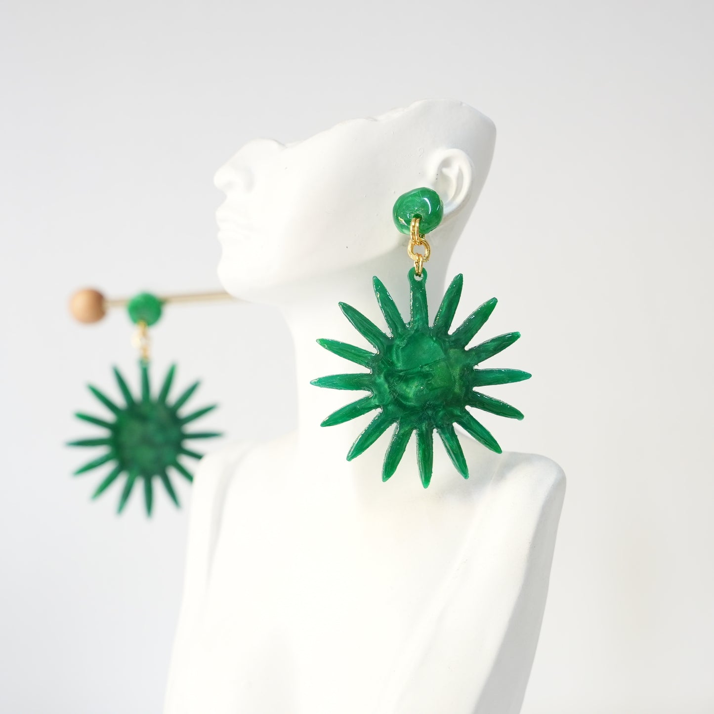 Maxi Aretes Flor Gerbera