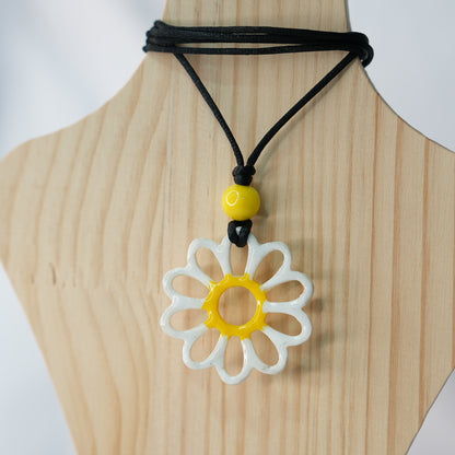 Collar Hilo Multiuso Maxi Flor Margarita