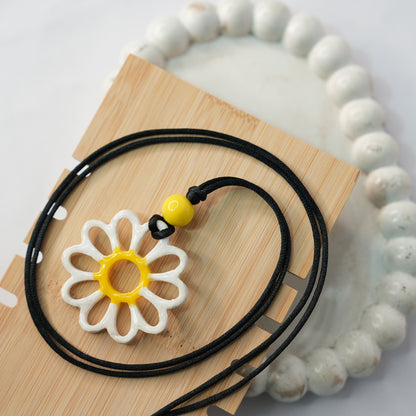 Collar Hilo Multiuso Maxi Flor Margarita