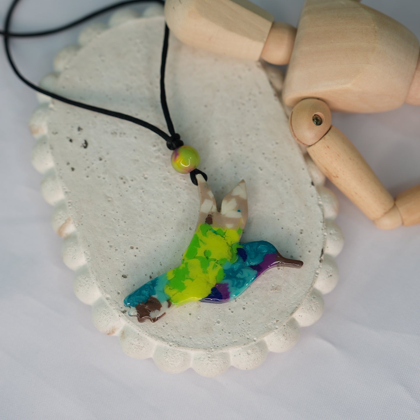 Collar Hilo Multiuso Colibrí Rutilante